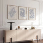 Henri Matisse set of 3 wall art prints – curated Matisse poster trio for gallery wall and stylish interiors
