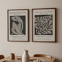 matisse taupe poster set gallery wall contemporary decor