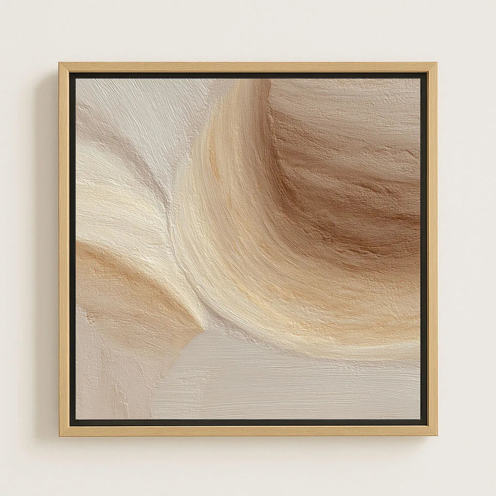 Framed Canvas Print Organic Abstract