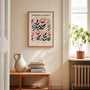 floral wall art modern decor