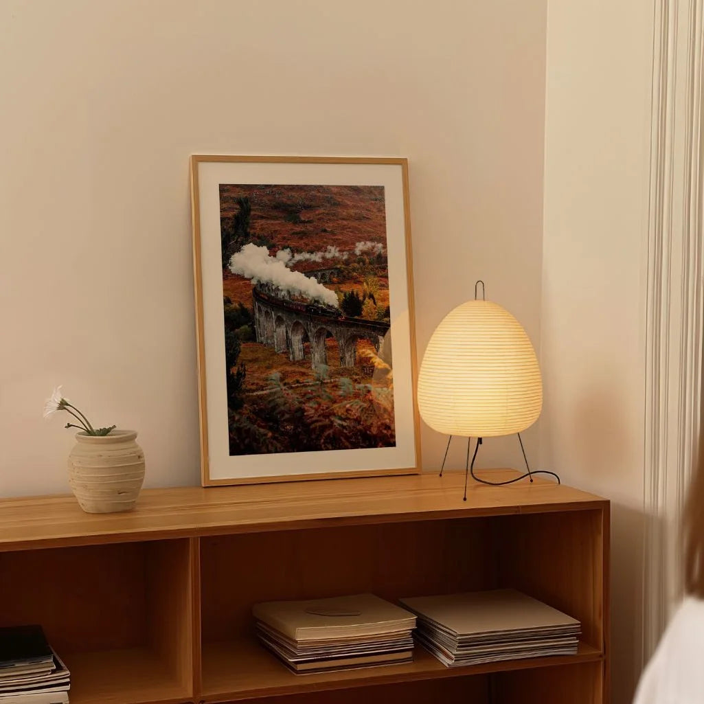 steam train poster gallery wall vintage decor