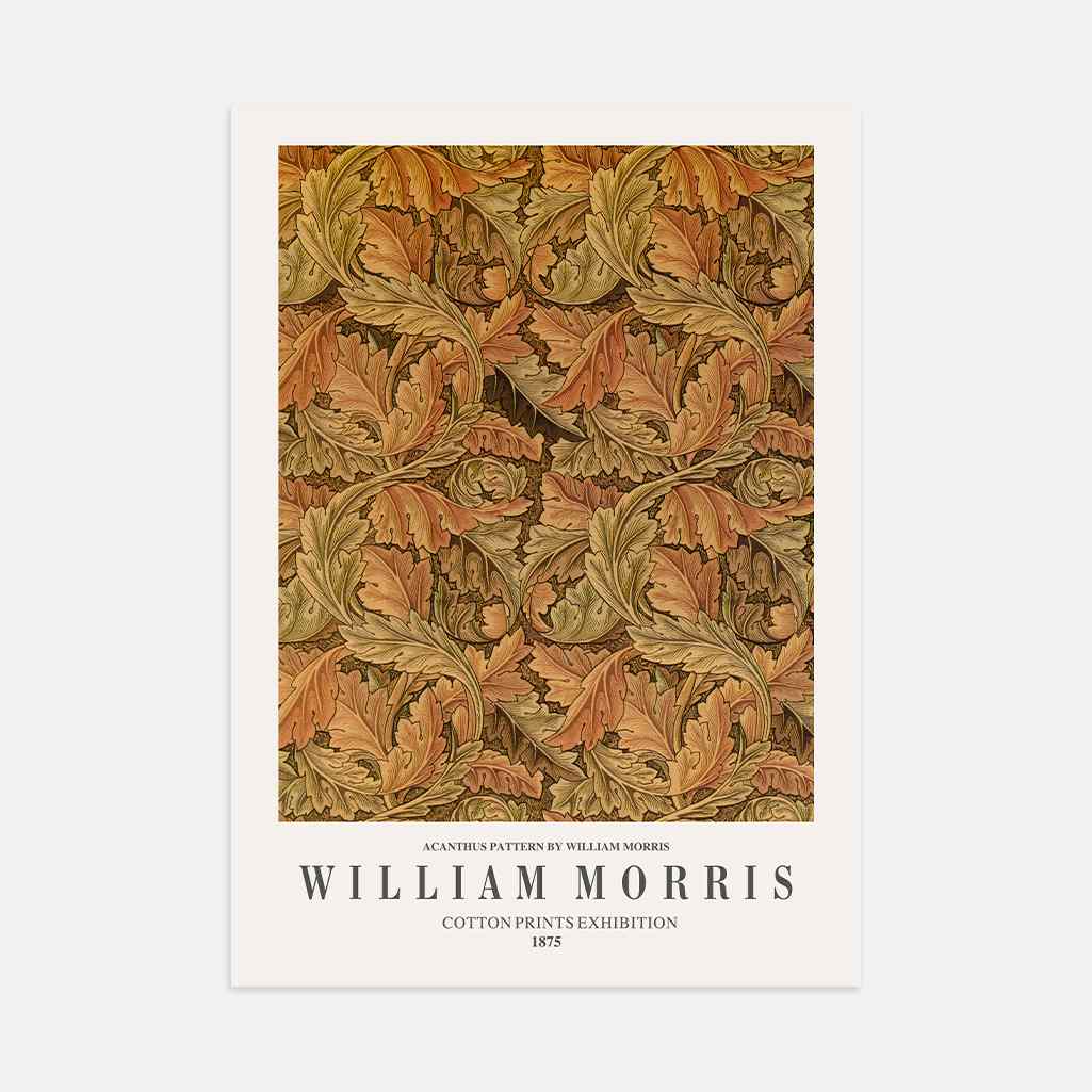 William Morris Acanthus Leaf Poster